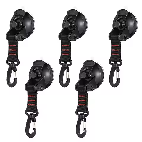 5PCS Heavy-Duty Suction Cup Hook Car Suction Cup Buckle Car Camping Cable Tie Car Tent Suction Cup f