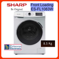 Mesin cuci Sharp 8.5 Kg Front Loading ES-FL1083W