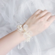 Corsage Wrist Corsage Bridesmaid Bracelet Flower Girl Wedding Hand Flowers