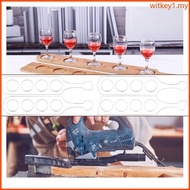 WIT Acrylic Router Template Professional Cooking Template Suitable for Wine and Beer Glass Serving T