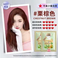 【LOCAL SHIP】30ml * 1PCS Green Bag Bubble Hair Dye Non Stick Scalp Cover white hair 无需漂发Pewarna Rambu