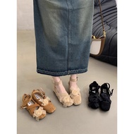 mary jane heels mary jane shoes Mary Jane Ankle Strap Flats - Autumn 2024 Retro Style