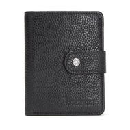 กระเป๋าสตางค์วินเทจของผู้ชาย RFID หนังของแท้คอนแทคท์ Dompet Pengait ขนาดเล็กคุณภาพสูงคลิปเงินซองใส่บ