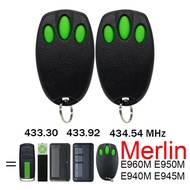 1/2pcs Merlin Premium E960M E940M E950M E945M Security+2.0 Garage Door Remote Control Garage Door Op