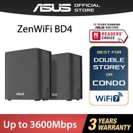ASUS ZenWiFi BD4 WiFi 7 Mesh WiFi System BE3600 Wireless Router Dual Band Whole Home Coverage Unifi