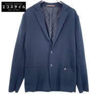 路易威登 RM121M H1KN47MS7 12SS 黑色 LV Logo 2B 針織修身夾克，M 碼 [二手]