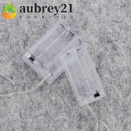 AUBREY1 Battery Box Transparent 3V 4.5V  Cases for AA Battery 2 3 Slot 2X 3X Battery Holder