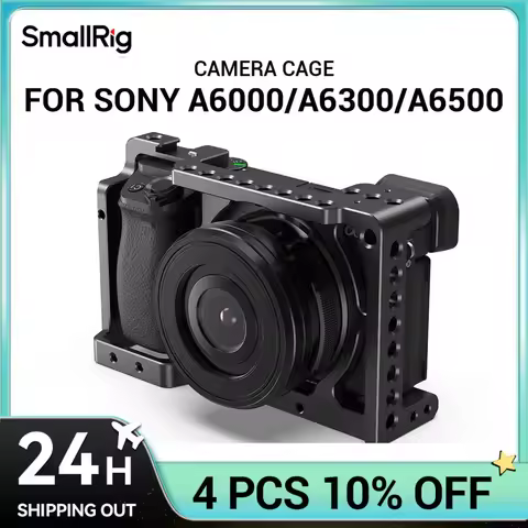 SmallRig Mini DSLR Camera Cage for Sony a6000/ A6300 / A6500 / Nex-7 for Sony Camera Rig W/ Shoe Mou