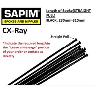 Sapim CX-Ray Bicycle Spokes Aero Bladed Bike Spokes Straight Pull
