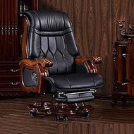 SMLZV High-Back Leather Executive Swivel Adjustable Swivel Office Desk Chair with Armrests Lumbar Support Desk Ergonomic Chair Chair Home Office Chair Reclining Swivel Chair Boss Chair