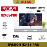 Nvision 24 Inch IPS Monitor 100Hz Framless Flat FHD Gaming Monitor Computer Pc Monitor