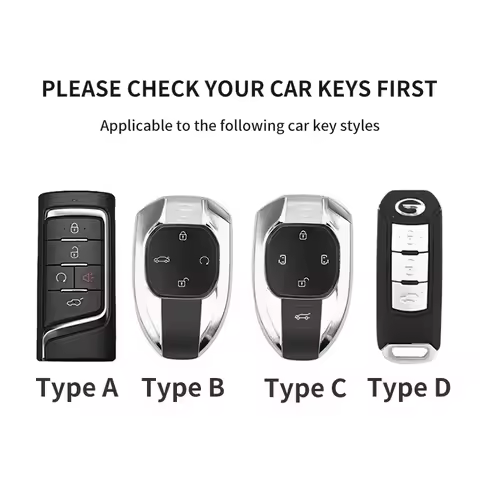 Leather Car Key Case Cover For GAC Trumpchi GA6 SGS7 GA4 GS5 GS3 GS4 GM8 GA3 Legend GS8 Empow J14 J1