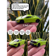 1:64 car model Mclaren 765LT alloy shell, chassis & plastic wheels from CCA length 7.2cm