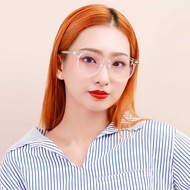 ASLLY板材圓框濾藍光眼鏡 | 透明氣泡水