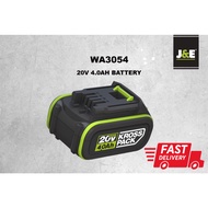 J&E NEW WORX Professional WA3054 20V 4.0Ah Lithium Battery WA3016 CHANGE TO WA3054