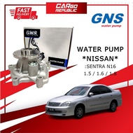 GNS Water Pump Nissan Sentra N16 (1.5 / 1.6 / 1.8) Quality Guarantee 100% Original Made From Thailand