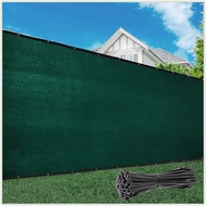 Green Fence Privacy Screen Windscreen Cover Fabric -Backyard Privacy Fence, Balcony Deck Privacy Scr