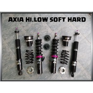 [PRE-ORDER] D2 Adjustable High Low Body Shift Absorber Spring Set - Perodua Axia