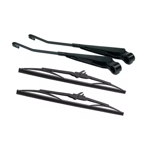 2X Front Windscreen Windshield Wash Wiper Arm & Blade ONLY LHD For Land Rover Defender 90 110 1987 -