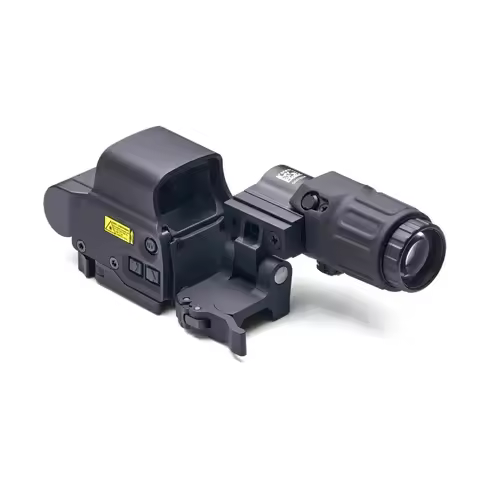 558 G43 G33 Holographic Folding Side Flip Collimator Sight Red Dot Scope 3X Magnifier Quick Detachab