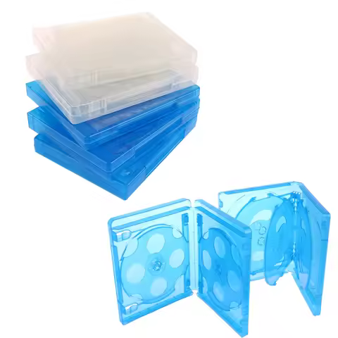 CD Case CD Storage Box 1Pc Blu-ray Replacement Game Cases Protective Box For PS4 PS5 CD DVD Discs St
