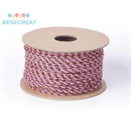 1roll Macrame Cord Rope for Wall Hanging Crafts Gift Wrapping Colorful 2mm about 21.87 yards(20m)/ro