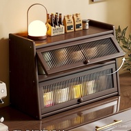 Storage Storage Cup Tea Storage Set Cabinet Kitchen Desktop Cabinet Tableware Rack Shelf Cabinet Cup