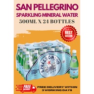 San Pellegrino Sparkling Mineral Water 500ml x 24 bottles (PET bottles) Expiry: SEP 2024