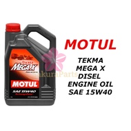 MOTUL 15W40 TEKMA MEGA X Diesel Semi Mineral Engine Oil 5L (100% ORIGINAL)