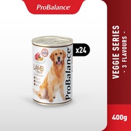 [Carton] ProBalance 9.6kg Veggie Wet Dog Food - 400g x 24 cans (3 Flavours)