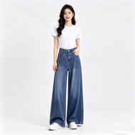 Amanda Jeans Laides Wide Leg Baggy Pants Skinny Denim Jeans