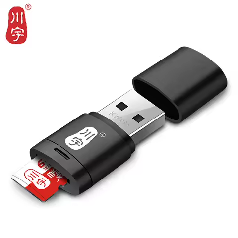 Kawau Micro SD Card Reader 2.0 USB High Speed Adapter with TF Card Slot C286 Max Support 128GB Memor
