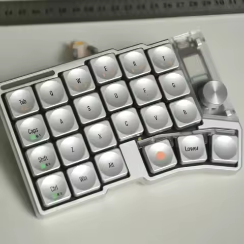 Silver LCK Keycaps for Cornix Cross Shaft Low Profile Key Cap PBT Red Purple Black Ultra-thin Artisa