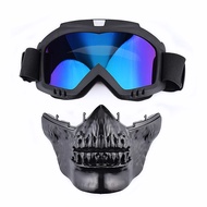 【Limited edition】 Balaclava Motorcycle Biker Skull Cosplay Breathable Face Shield Tactics Riding Motocross Helmet Face Ski