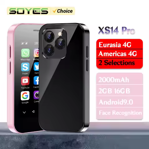 SOYES-XS14 Pro Mini Smartphone 3.0 " 4G LTE 2GB RAM 16GB ROM Android 9.0 Quad Core 2000mAh Face Reco