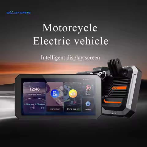 Gallop Sprite 6 inch Portable Wireless Motorcycle Navigation Carplay Android Auto Moto Dashboard IP6