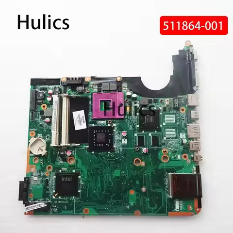 Hulics Used 511864-001 DA0UT3MB8D0 MAIN BOARD For HP Pavilion DV6 DV6-1000 Laptop Motherboard PM45 D