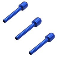 3Pcs Metal Tube Straw 70mm Durable Strong Tube With Mushroom Head Cool Gadget for Men