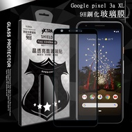 VXTRA 全膠貼合 Google pixel 3a XL 滿版疏水疏油9H鋼化頂級玻璃膜(黑)
