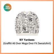 [MLB KOREA]Graffiti All Over Mega Over Fit Sweatshirt NY