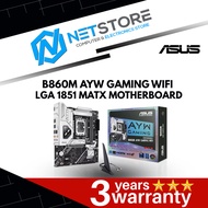 ASUS B860M AYW GAMING WIFI  LGA 1851 MATX MOTHERBOARD - 90MB1JS0-M0UAY0