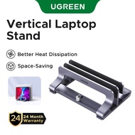 UGREEN Adjustable Aluminum Vertical Laptop Stand Holder Support MacBook Pro Tablet Stand