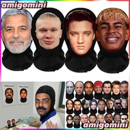 3D printed Full Face mask Cosplay Diddy Kanye mask Celebrity disguise Funny Mask for Fans Role Play 