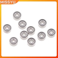 MISSYU 10Pcs 681XZZ 1.5x4x2mm open miniature bearings ball mini hand bearing spinner MISSYU