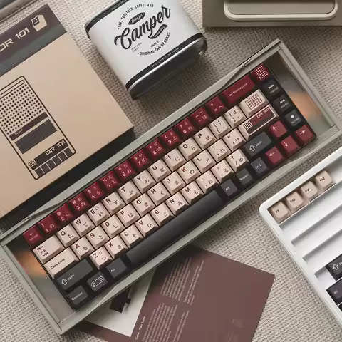 Retro DR101 Theme Keycap Set 145key PBT Originate Custom Personalized Keyboard Cap Cherry Profile Ke
