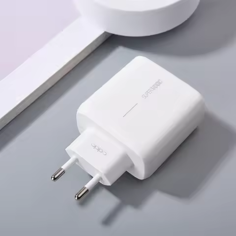 Original 65W EU SuperVooc Charger USB Super Fast Charging Adapter 6.5A TYPE C Cable For OPPO Find X2
