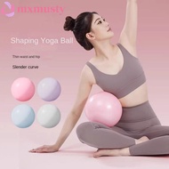 MXMUSTY Pilates Ball, PVC 25cm Yoga Ball, Pilates Equipment Slip Resistant Thickened Mini Exercise F