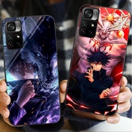 Jujutsu Kaisen Megumi Fushiguro 01 Glass Phone Case For POCO F3 F4 F5 M3 M4 M5 M6 4G X3 X4 GT NFC X5