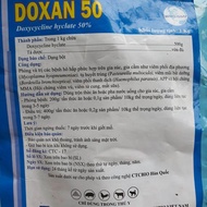 Doxan 50 kháng sinh doxycycline hàm lượng cao đến 50% xuất xứ Hàn Quốc gói 1kg dùng trong thú y