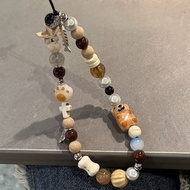 I Bone Dog Bead Pendant Phone Case Accessories